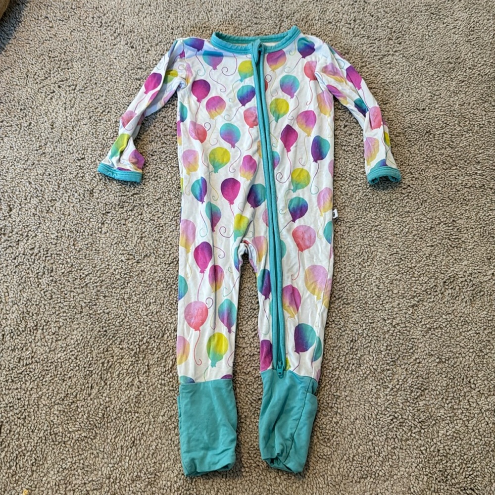 birdie bean onesie 3-6m bamboo pajamas